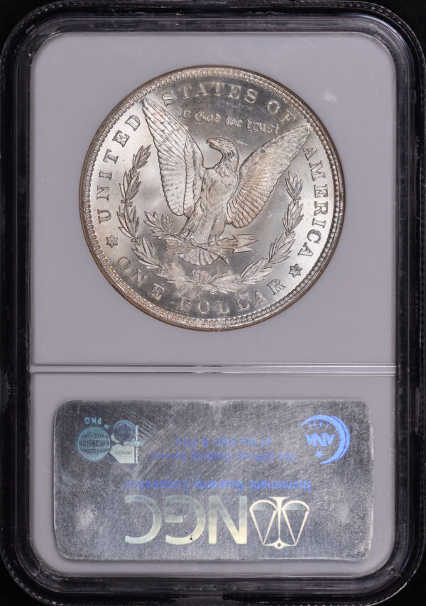 Reverse of this 1883-CC Morgan Dollar NGC MS-66