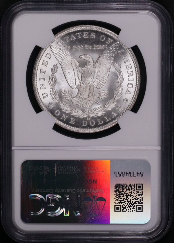 Reverse of this 1883-CC Morgan Dollar NGC MS-67