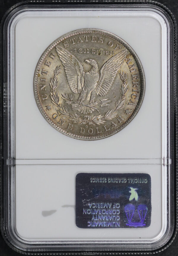 Reverse of this 1883-O Morgan Dollar NGC MS-61