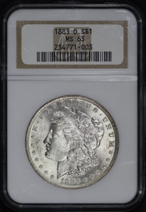 Obverse of this 1883-O Morgan Dollar NGC MS-63