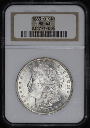 Obverse of this 1883-O Morgan Dollar NGC MS-63