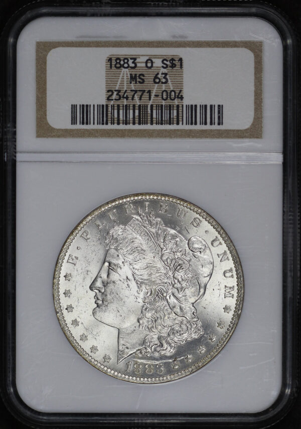 Obverse of this 1883-O Morgan Dollar NGC MS-63