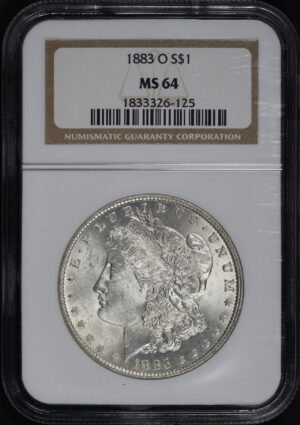 Obverse of this 1883-O Morgan Dollar NGC MS-64