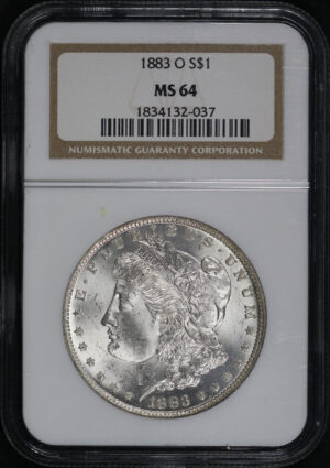 Obverse of this 1883-O Morgan Dollar NGC MS-64