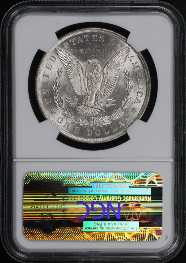 Reverse of this 1883-O Morgan Dollar NGC MS-65