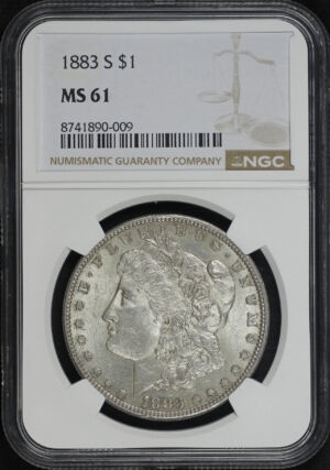 Obverse of this 1883-S Morgan Dollar NGC MS-61
