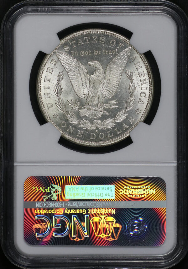 Reverse of this 1883-S Morgan Dollar NGC MS-62