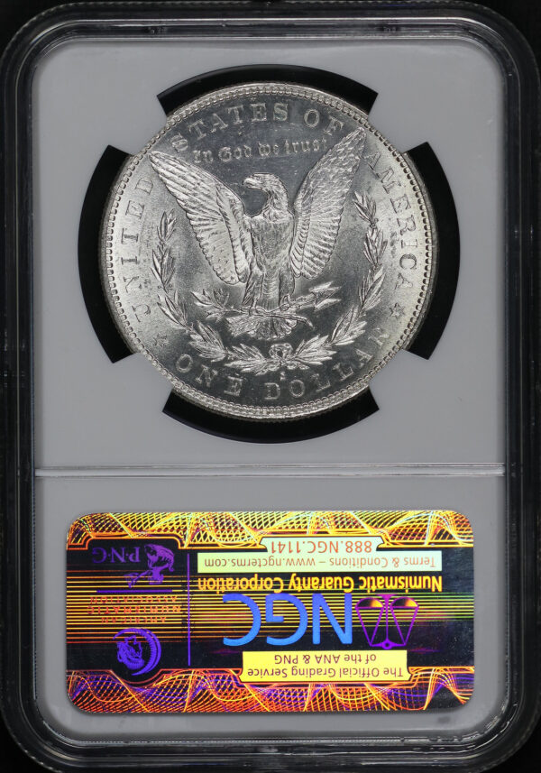 Reverse of this 1883-S Morgan Dollar NGC MS-62 CAC