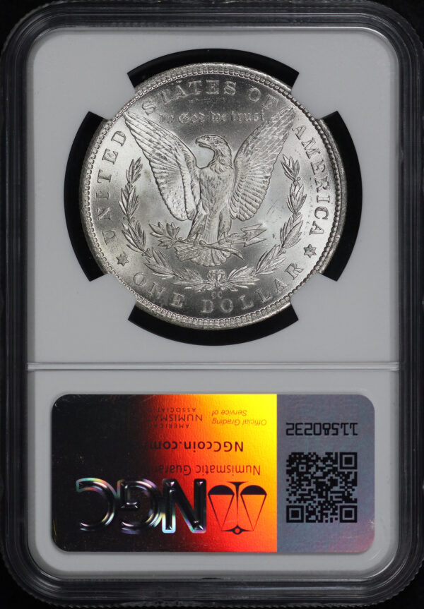 Reverse of this 1884-CC Morgan Dollar NGC MS-62
