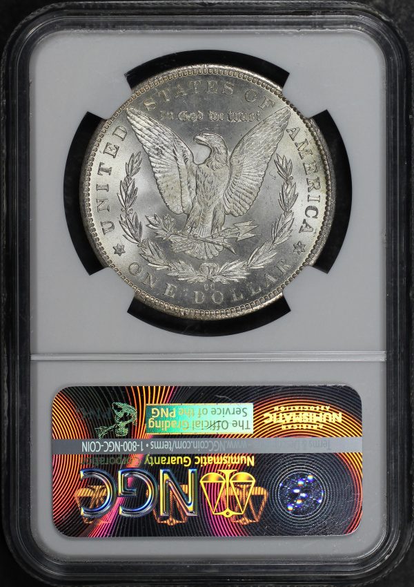 Reverse of this 1884-CC Morgan Dollar NGC MS-63
