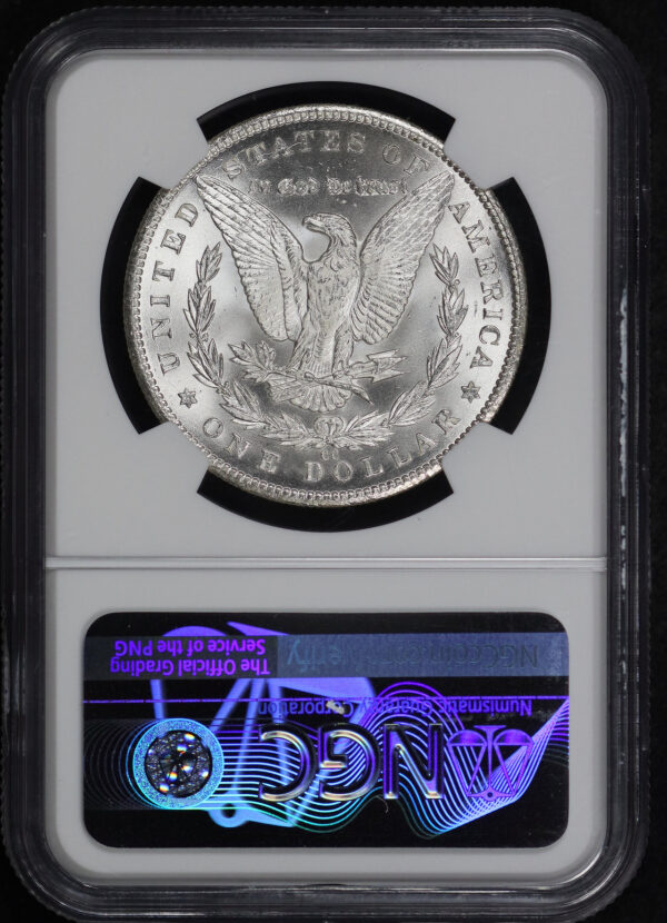 Reverse of this 1884-CC Morgan Dollar NGC MS-63