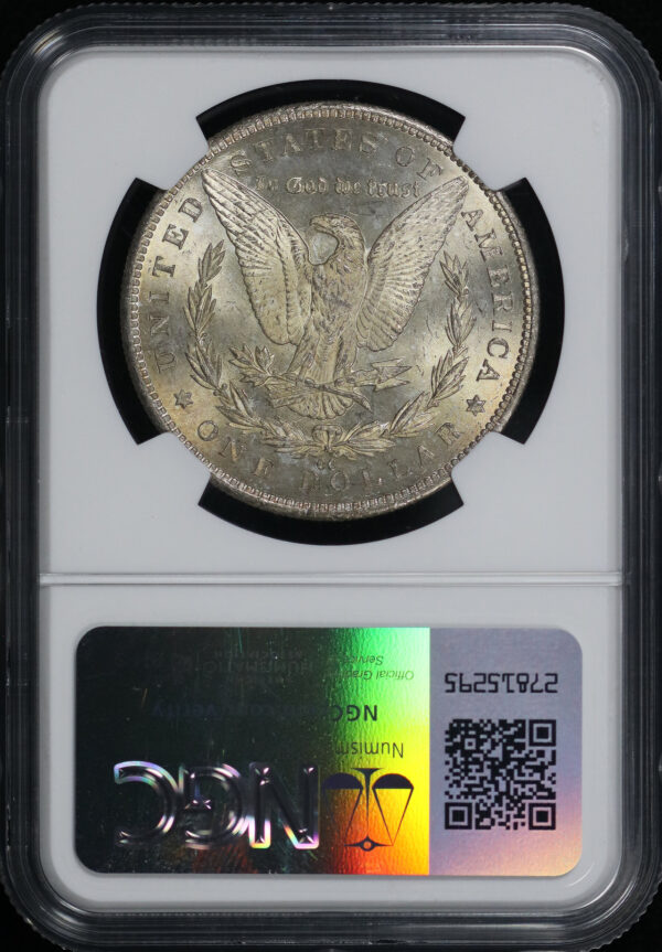 Reverse of this 1884-CC Morgan Dollar NGC MS-63