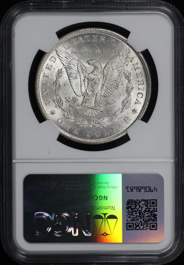Reverse of this 1884-CC Morgan Dollar NGC MS-63