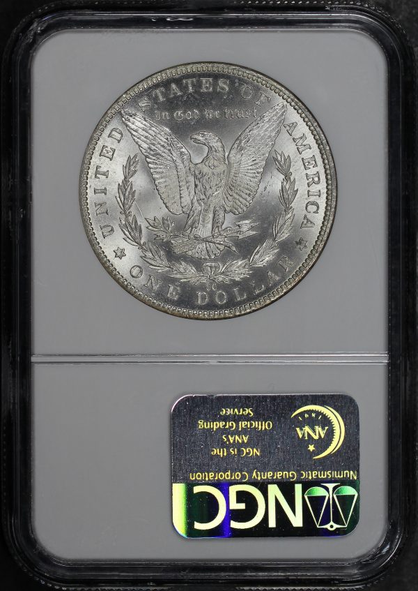 Reverse of this 1884-CC Morgan Dollar NGC MS-63