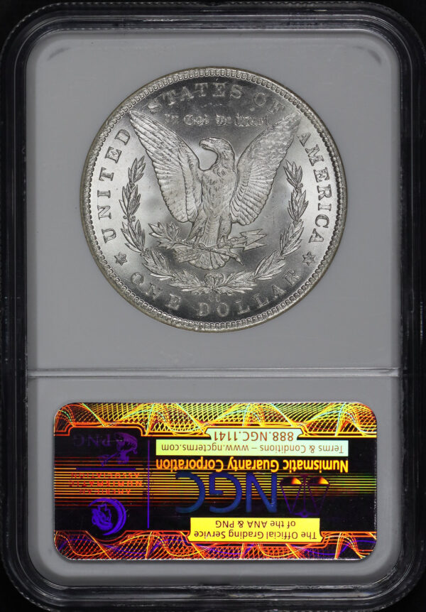 Reverse of this 1884-CC Morgan Dollar NGC MS-63