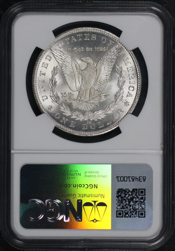 Reverse of this 1884-CC Morgan Dollar NGC MS-66