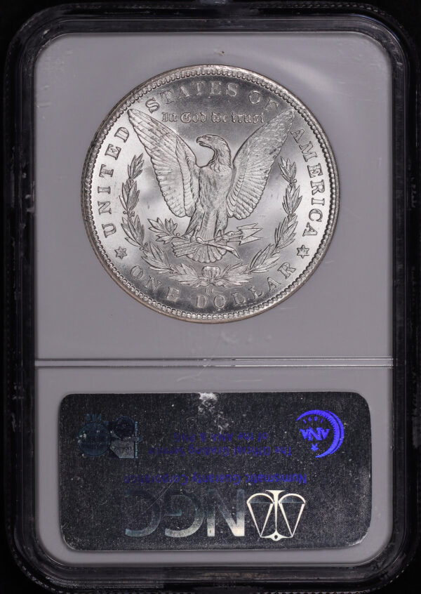 Reverse of this 1884-CC Morgan Dollar NGC MS-66