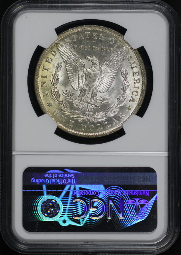 Reverse of this 1884-O Morgan Dollar NGC MS-62