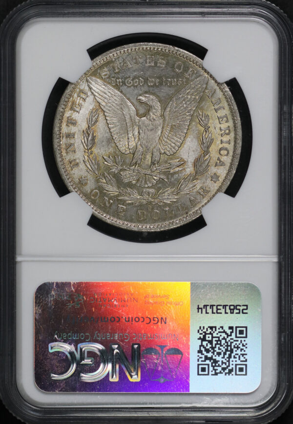 Reverse of this 1884-O Morgan Dollar NGC MS-63