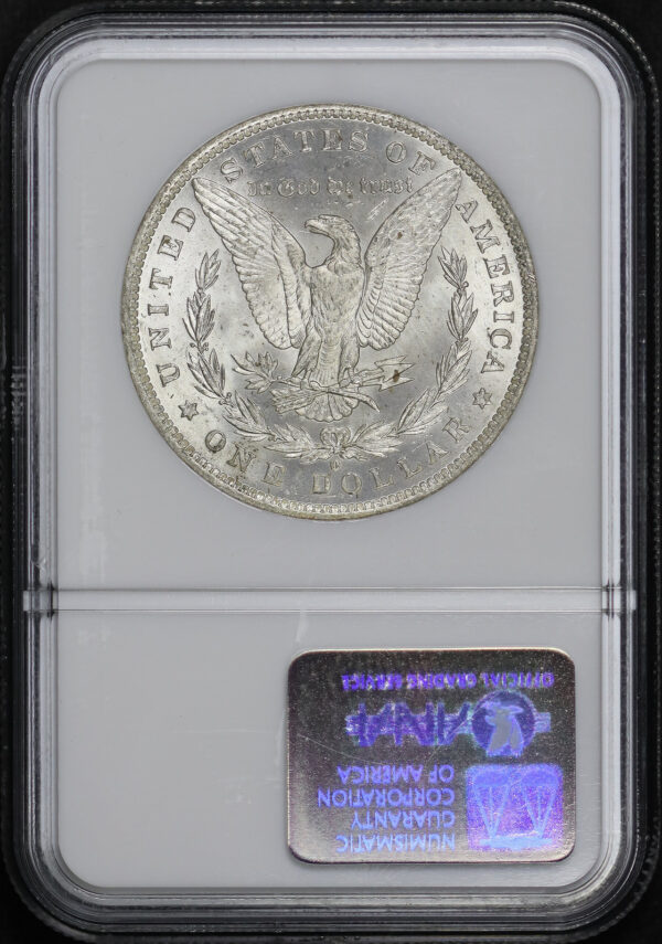 Reverse of this 1884-O Morgan Dollar NGC MS-63