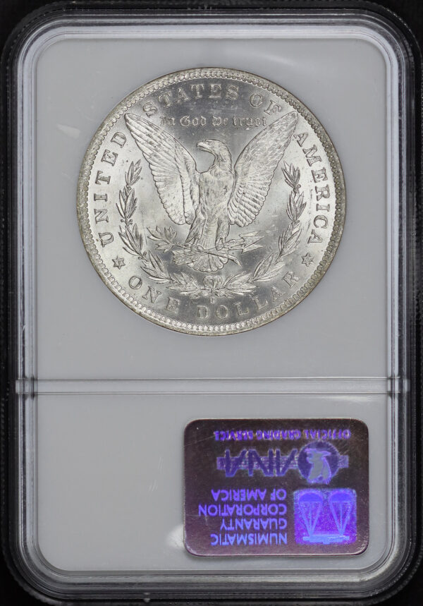 Reverse of this 1884-O Morgan Dollar NGC MS-63