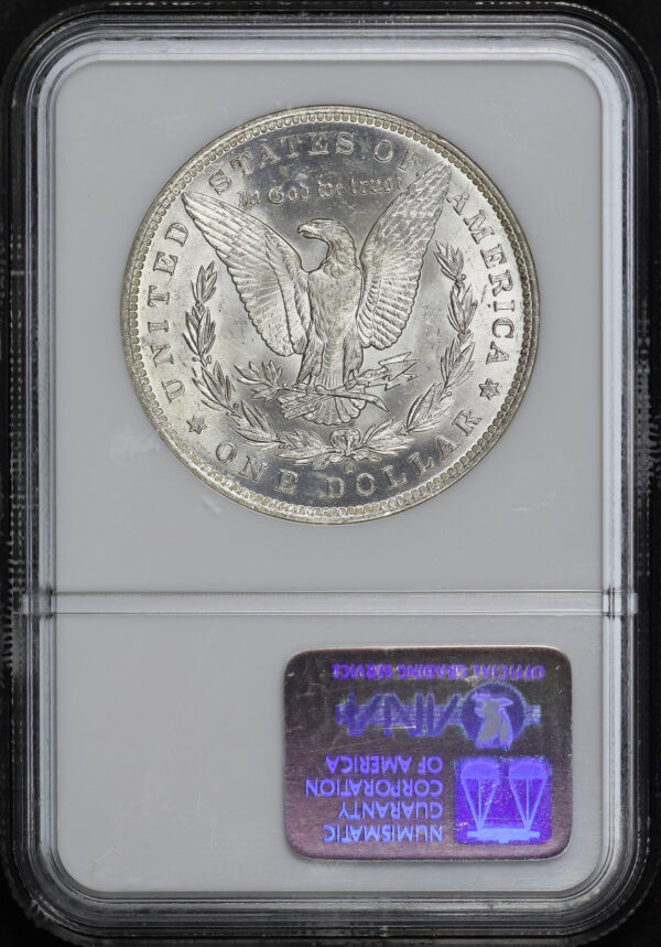 Reverse of this 1884-O Morgan Dollar NGC MS-63