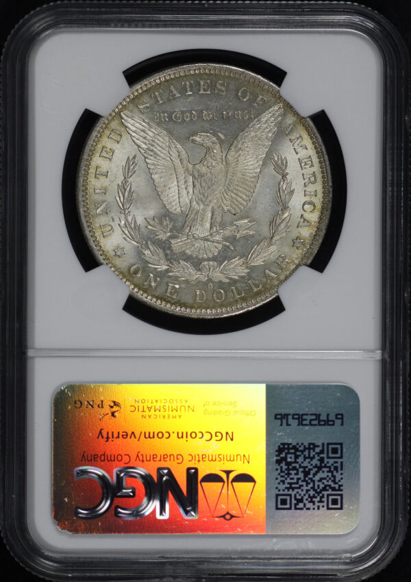 Reverse of this 1884-O Morgan Dollar NGC MS-64