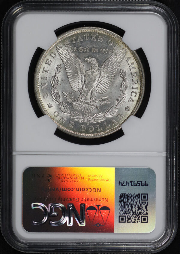 Reverse of this 1884-O Morgan Dollar NGC MS-64