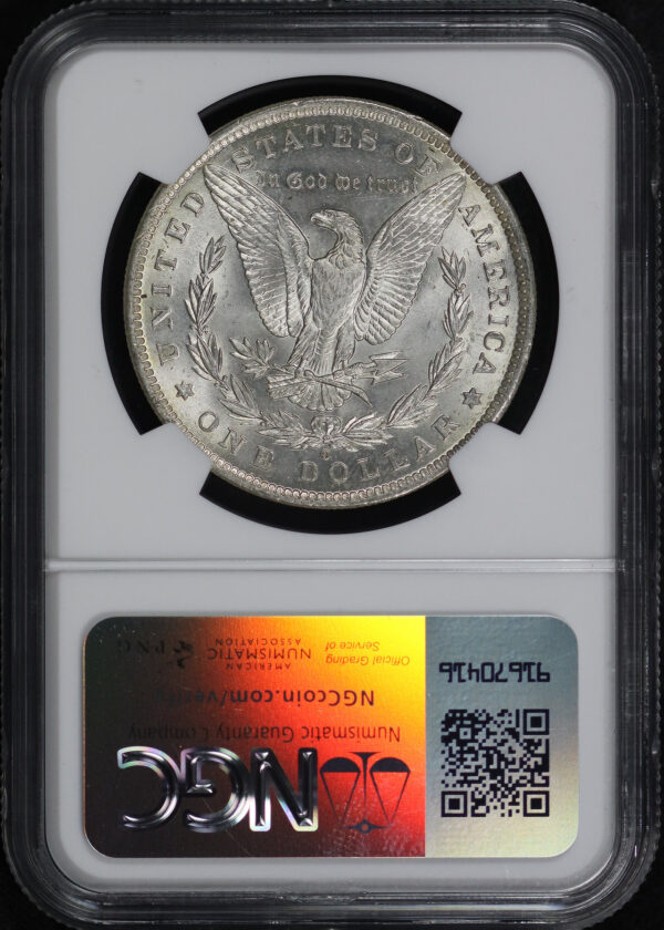 Reverse of this 1884-O Morgan Dollar NGC MS-64