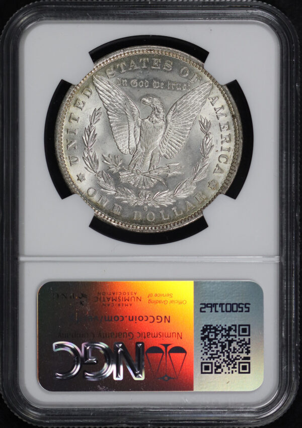 Reverse of this 1884-O Morgan Dollar NGC MS-64
