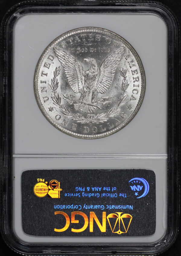 Reverse of this 1884-O Morgan Dollar NGC MS-64