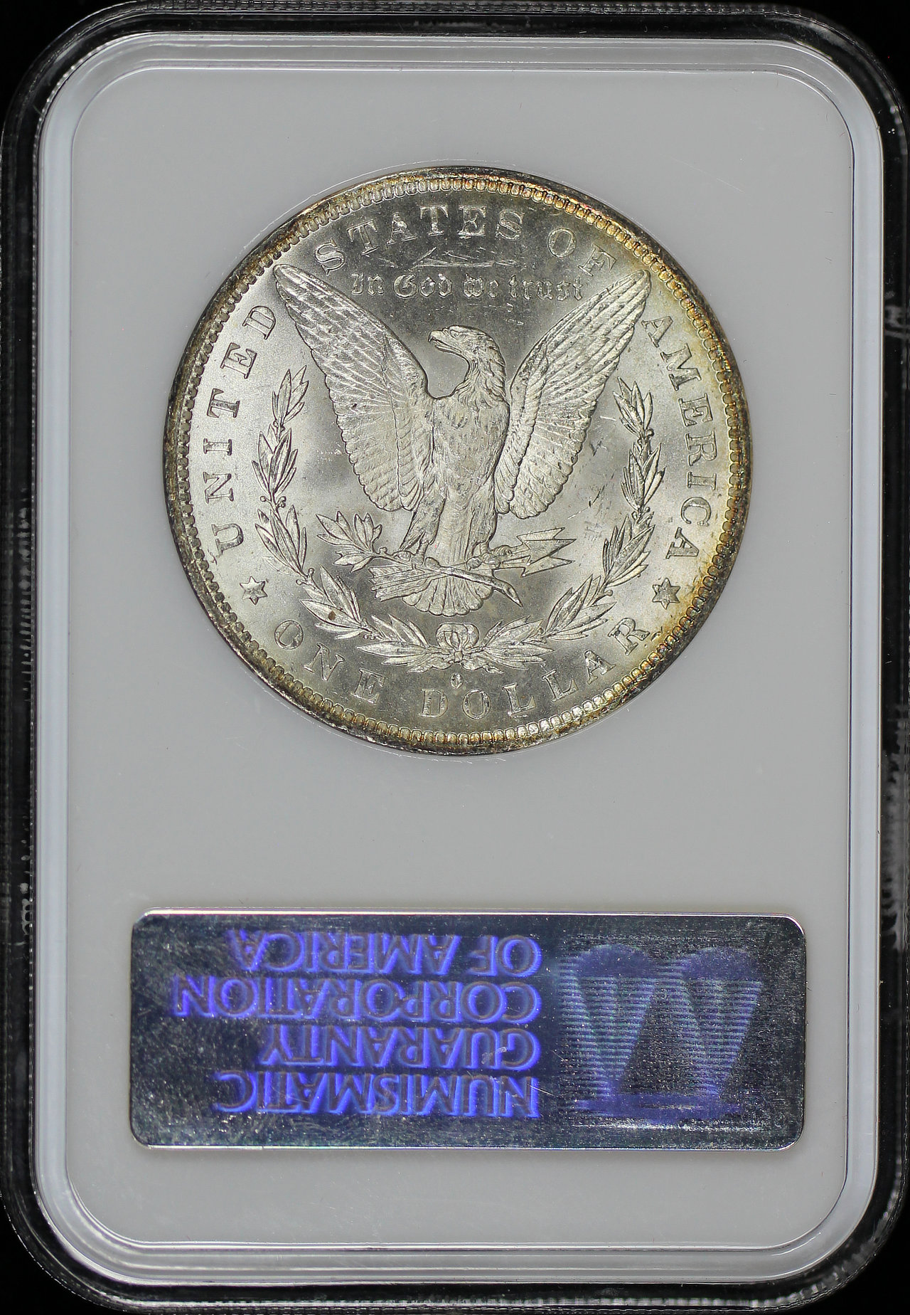 Reverse of this 1884-O Morgan Dollar NGC MS-64 Old Fatty Holder