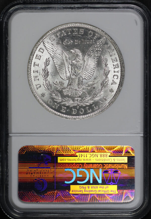 Reverse of this 1884-O Morgan Dollar NGC MS-64