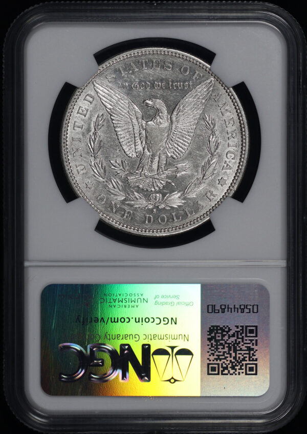 Reverse of this 1884-S Morgan Dollar NGC AU-53