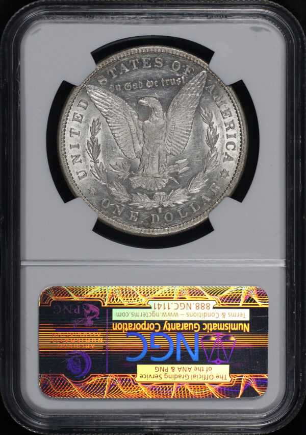 Reverse of this 1884-S Morgan Dollar NGC AU-55