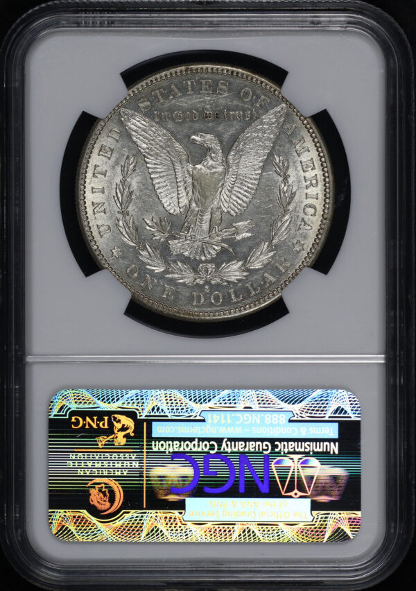Reverse of this 1884-S Morgan Dollar NGC AU-55