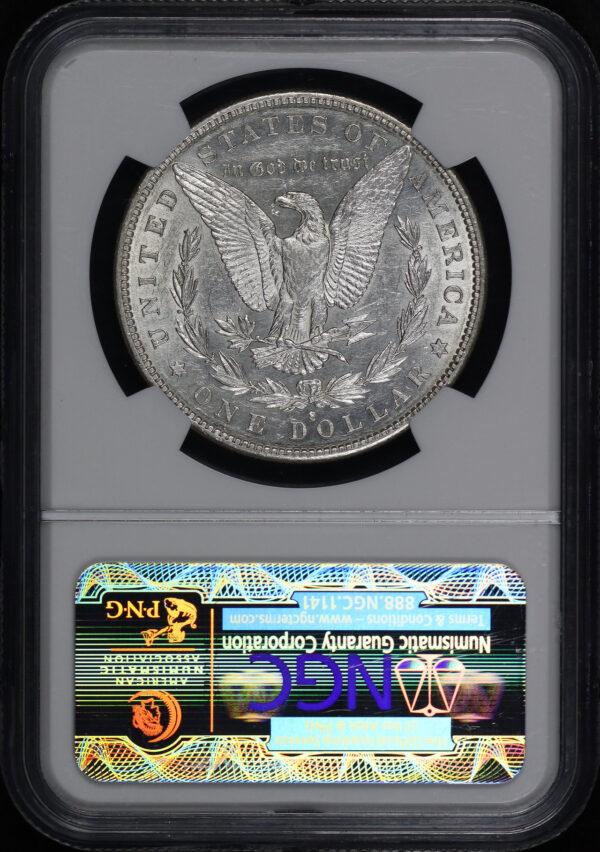 Reverse of this 1884-S Morgan Dollar NGC AU-55