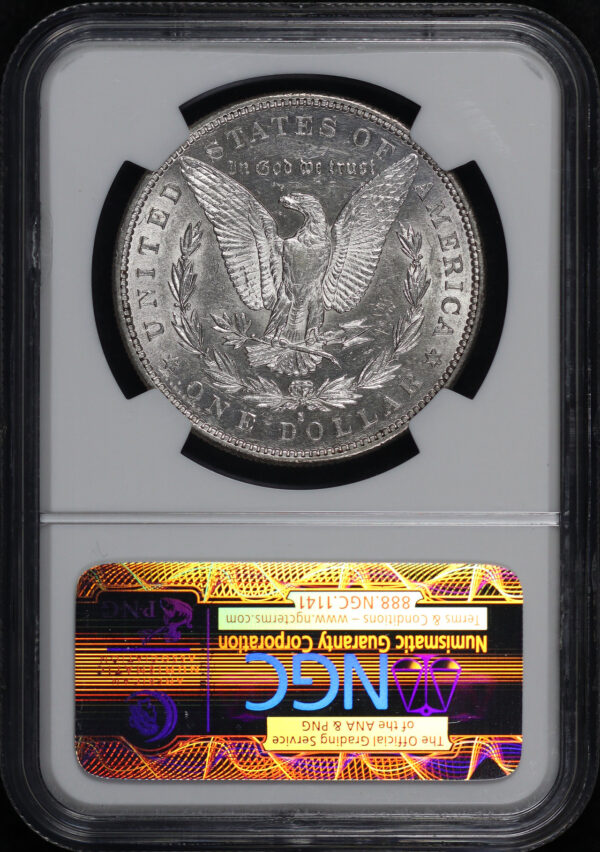 Reverse of this 1884-S Morgan Dollar NGC AU-55