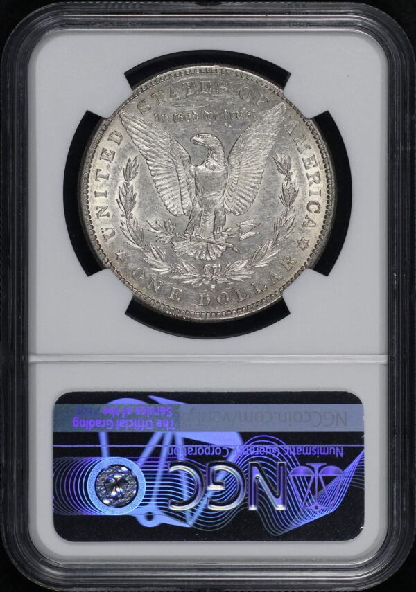 Reverse of this 1884-S Morgan Dollar NGC AU-55