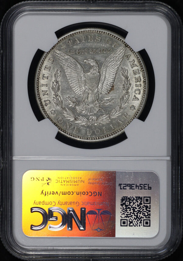 Reverse of this 1884-S Morgan Dollar NGC AU-55
