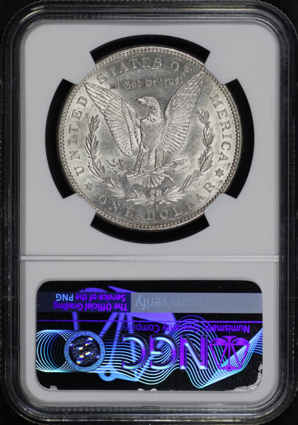Reverse of this 1884-S Morgan Dollar NGC AU-58