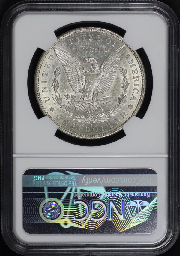 Reverse of this 1884-S Morgan Dollar NGC AU-58