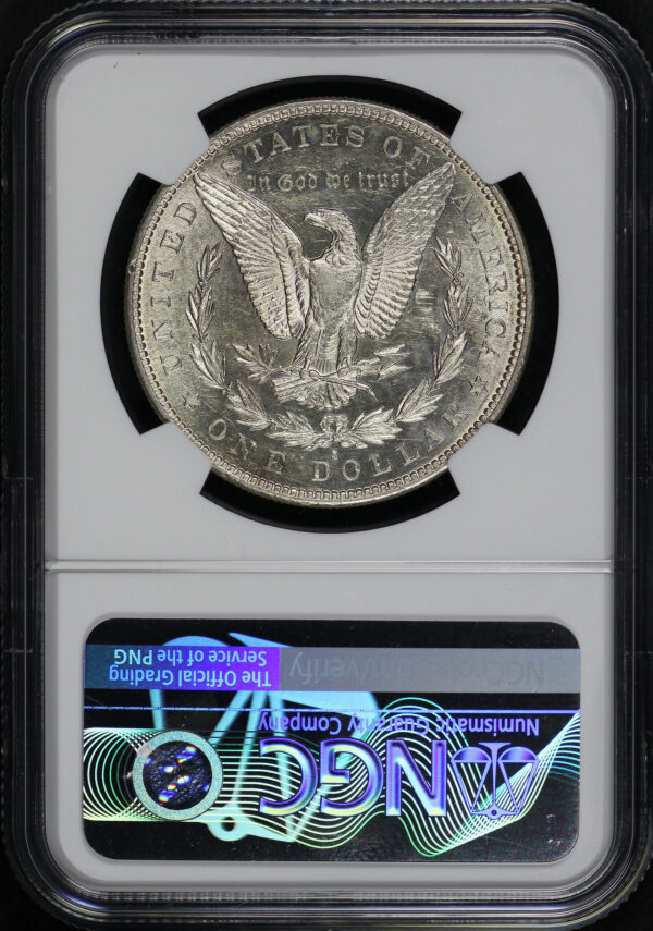 Reverse of this 1884-S Morgan Dollar NGC AU-58