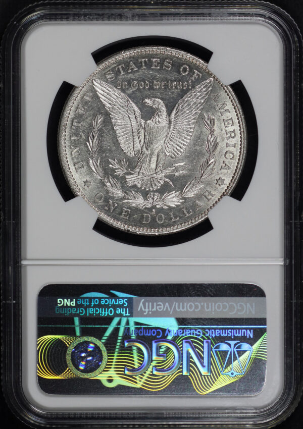 Reverse of this 1884-S Morgan Dollar NGC AU-58