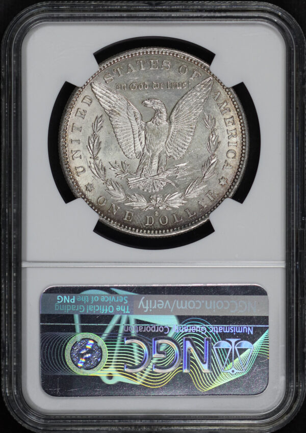 Reverse of this 1884-S Morgan Dollar NGC AU-58