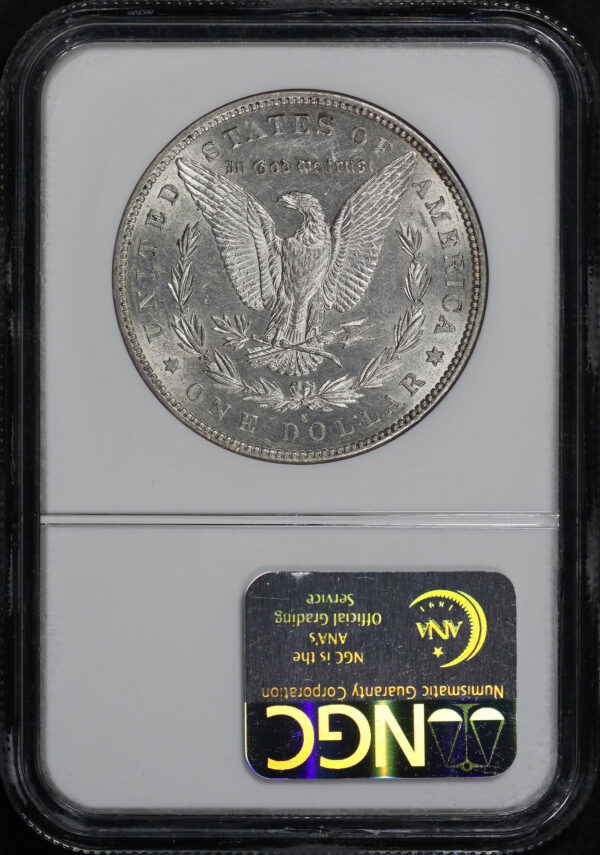 Reverse of this 1884-S Morgan Dollar NGC AU-58