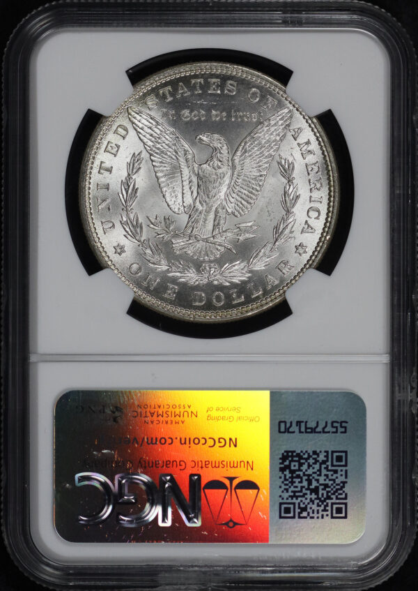 Reverse of this 1885 Morgan Dollar NGC MS-64