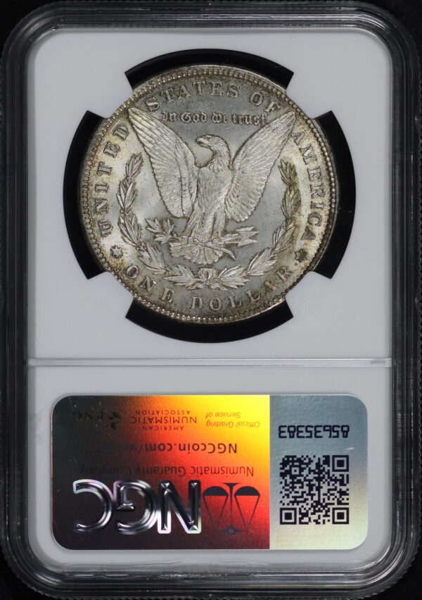Reverse of this 1885 Morgan Dollar NGC MS-64
