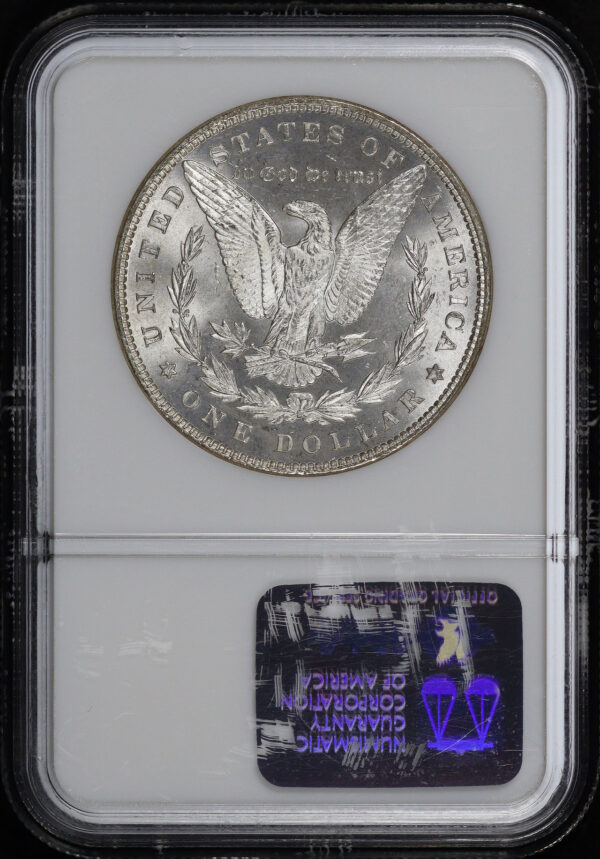 Reverse of this 1885 Morgan Dollar NGC MS-64