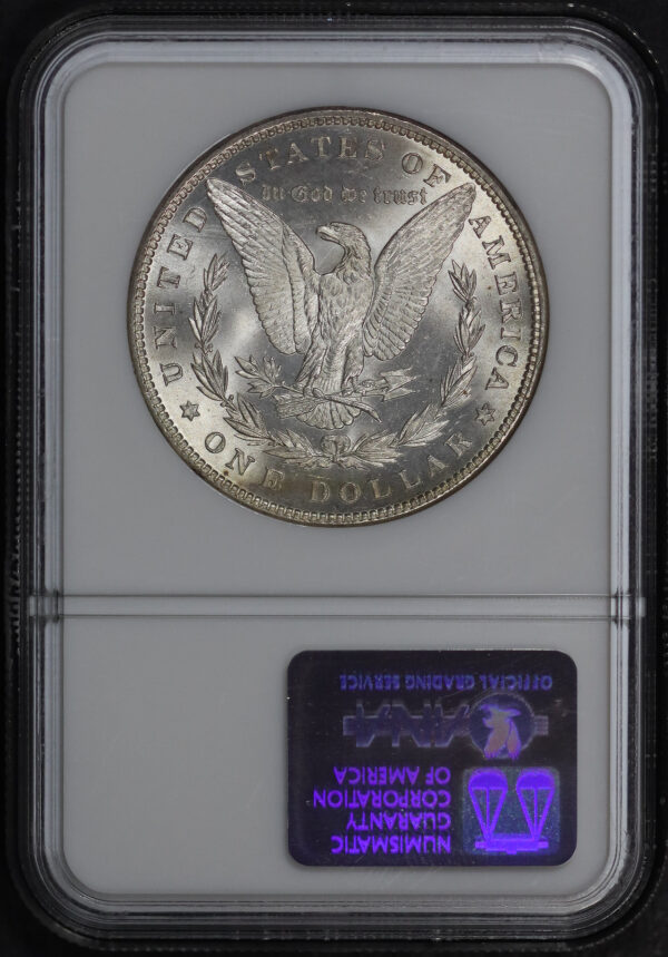 Reverse of this 1885 Morgan Dollar NGC MS-65